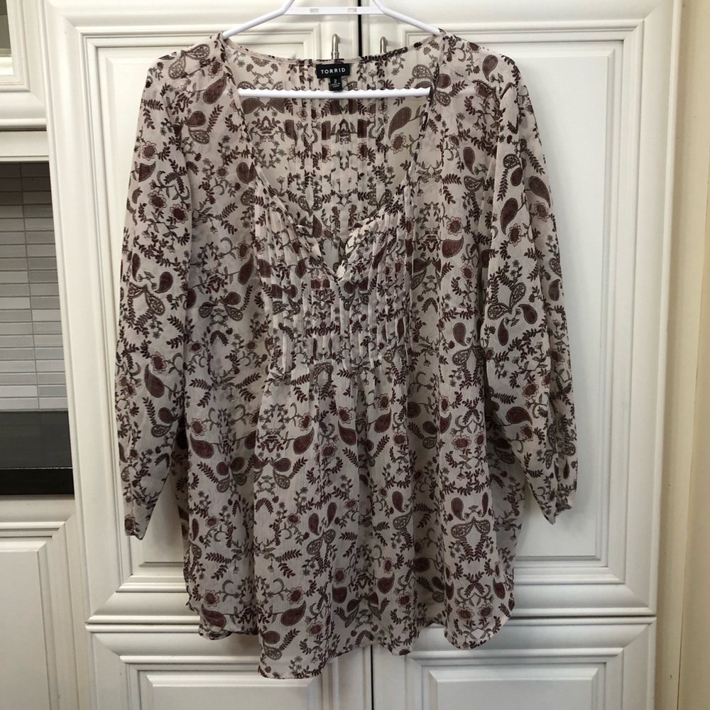 SIZE 2X - Torrid ladies blouse
